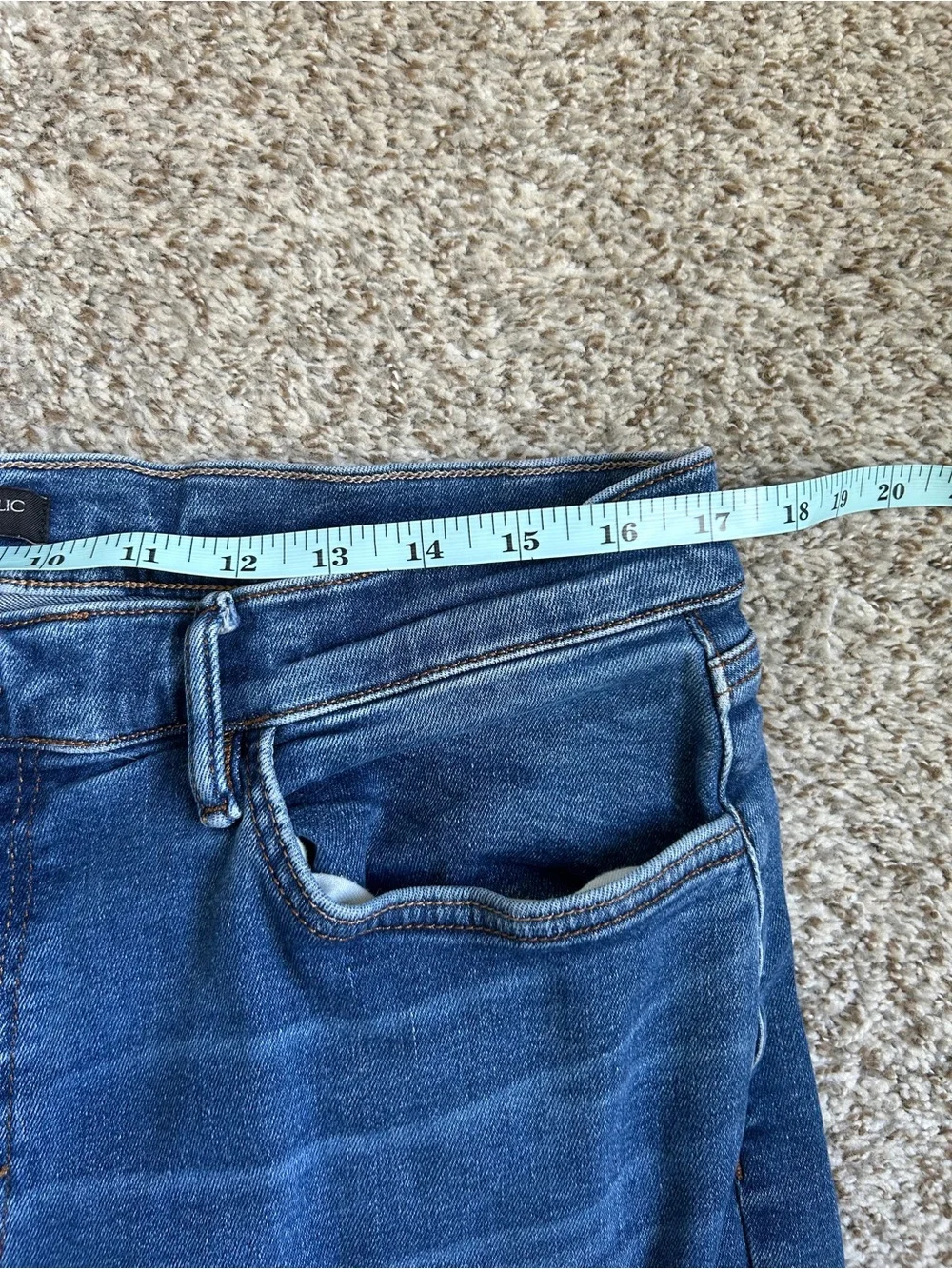 Banana Republic Tapered Fit Jeans Stretch Comfy Casual 36 X 32 Fall Denim